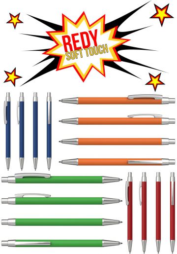 Ручки с soft touch покрытием Redy