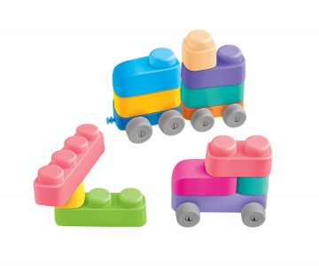 4 новых набора конструктора «Мягкие кирпичики» с колёсиками