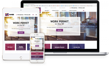 Разработка адаптивного сайта и сервиса для оформления визы в Россию с онлайн оплатой услуг