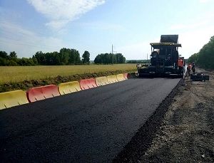 «УралАвтодор» ведет ремонт участка федеральной трассы в Курганской области