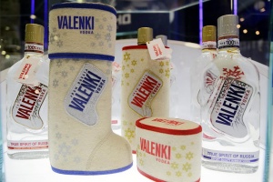 Водка «VALENKI» с эксклюзивной дизайнерской упаковкой