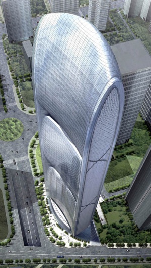 Башня Pearl River Tower в Гуанчжоу получила платиновый сертификат LEED, став чрезвычайно привлекательной для международных компаний
