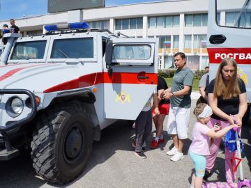 Демонстрация военной техники и вооружения Росгвардии состоялась в Северске