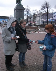 Антинаркотическая акция на Пушкинской площади