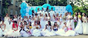 У «Влюбленного Сердца» в Одессе «Киевстар» организовал парад невест