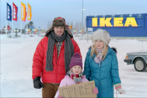 На экраны выходит новый рекламный ролик ИКЕА России о весне, снятый в заснеженной Лапландии