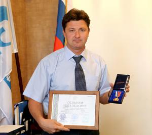 Генеральный директор «Газпромнефть-Северо-Запад» Валерий Ледовских удостоен Ордена «Звезда экономики России» III степени