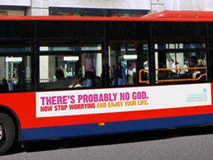 На улицы Лондона выйдут автобусы с надписью "бога нет"