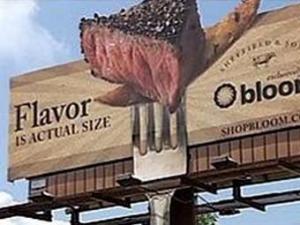 В США установили "пахучий" рекламный щит