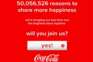 Coca-Cola предложила своим фанатам сделать мир счастливее