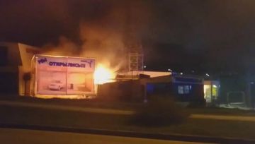Той ночью в городе Севастополь сгорел автосервис