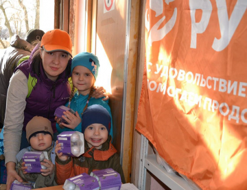 Год добрых дел: во Владимирской области 60 тысяч человек получили продовольственную помощь от Mondelez International