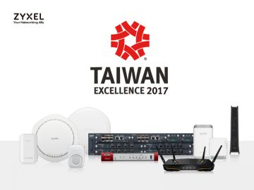 Инсотел:  Zyxel стал cамым успешным сетевым брендом года, завоевав 10 наград Taiwan Excellence 2017
