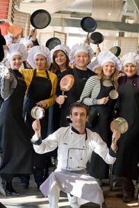 Урок школы «Meat&Wine» на кухне ресторана «Стейкхаус. Мясо и Вино», Одесса