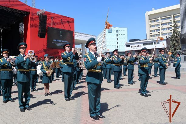 Музыканты из Томской области выступили на фестивале военных оркестров Сибирского округа в Красноярском крае