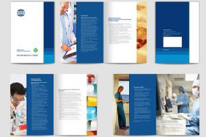Блок дизайна ОСАО «Россия» обновил визуальное решение буклета по добровольному медицинскому страхованию