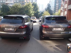 У Porsche Cayenne, угнанного в Петербурге, нашелся двойник