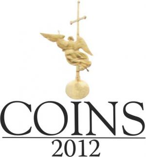 Третья международная конференция и выставка монет COINS-2012 состоится 14 - 17 июня 2012 года в Москве