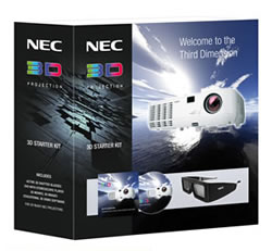 В России поступила в продажу первая партия NEC 3D Starter Kit