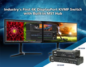 Инсотел: В продаже 4К DisplayPort KVM Переключатели ATEN CS1924M, CS1922M с MST HUB