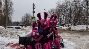 Кролики откопали Москву из-под снега