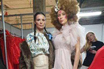 Супермодель Кира Дихтяр приняла участия в модном показе на «Неделе Моды в Москве. Дети»