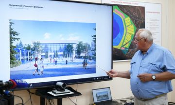 В городе Курчатове представили проект благоустройства общественной территории «Площадь культур»