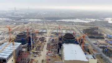 Курская АЭС-2: на энергоблоке №1 в проектное положение установлены резервные дизель-генераторные установки