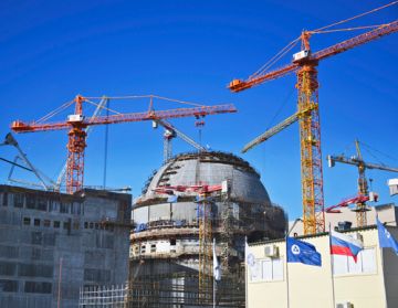 В реакторном здании второго энергоблока завершено бетонирование купола внутренней защитной оболочки (ВЗО).