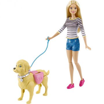 Barbie® игровой набор «Прогулка с питомцем».
