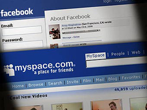 Рекламная выручка MySpace и Facebook оказалась ниже прогнозов