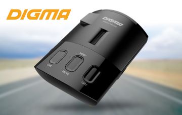 Безопасность на дороге: радар-детектор DIGMA SafeDrive T-800 GPS