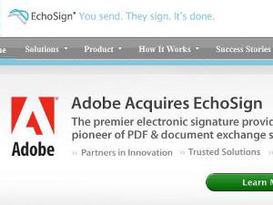 EchoSign теперь принадлежит компании Adobe® Systems