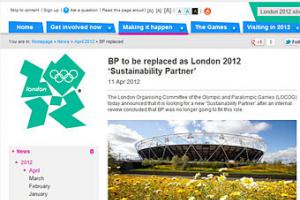 Активисты "расторгли" контракт BP с Олимпиадой-2012 с помощью фальшивой новости