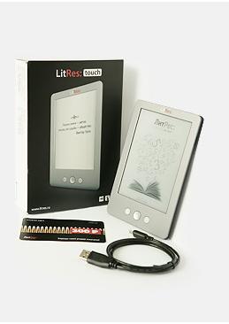 LitRes: touch - первый ридер лидера рынка е-книг