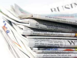 Рекламная выручка американских газет резко сократилась