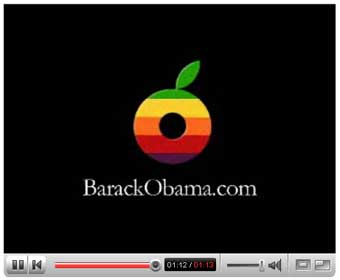 Знаменитый ролик Apple стал рекламой Барака Обамы
