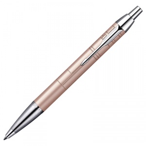 Ручка шариковая "IM Premium Metallic Pink", M, синий стержень