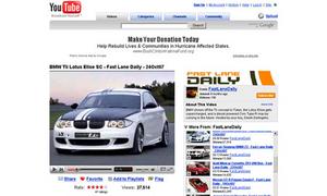 BMW начала размещать рекламу на YouTube