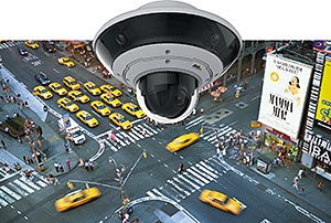 Новая уличная панорамная камера марки AXIS с обзором на 360° и встраиваемой PTZ-камерой серии Q60-E