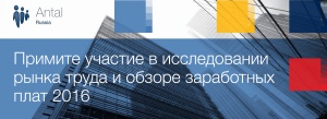 Примите участие в ежегодном исследовании рынка труда и обзоре зарплат Antal Russia