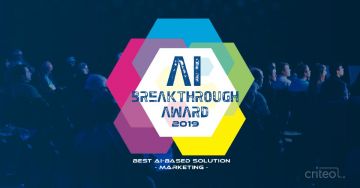 Criteo стала победителем премии AI Breakthrough Awards