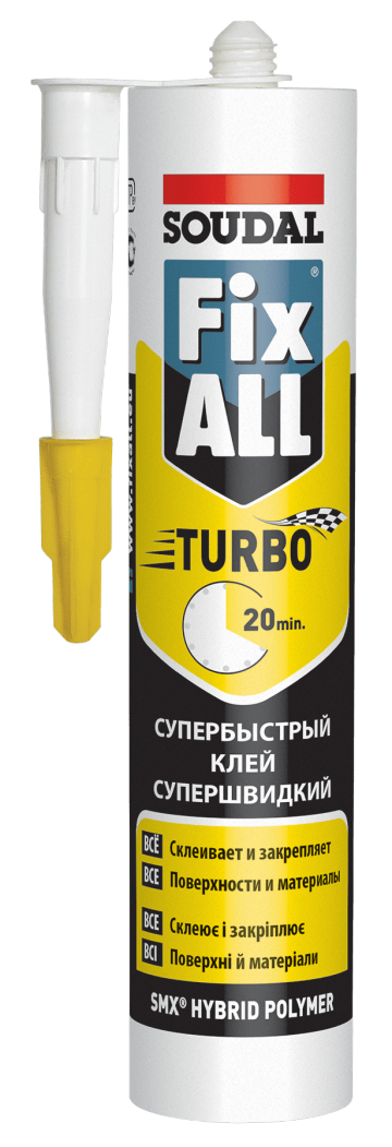 Soudal представляет новинку Fix All Turbo