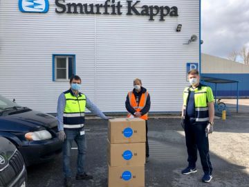 Smurfit Kappa передала 26 000 масок медицинским учреждениям Ленинградской области
