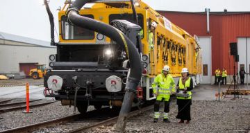 Railcare представляет машину с аккумуляторным приводом для обслуживания железнодорожной инфраструктуры