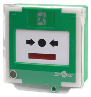 Новая кнопка экстренного выхода Smartec: аварийная разблокировка дверей с НО-/НЗ-электрозамками