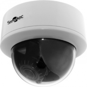 Новинка Smartec — 1,3-мегапиксельная купольная IP-камера наблюдения «день/ночь» с 0,03/0,001 лк и WDR