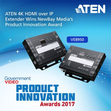 ATEN eShop Russia: 4K HDMI over IP Extender ATEN VE8950 получил Product Innovation Award 2017