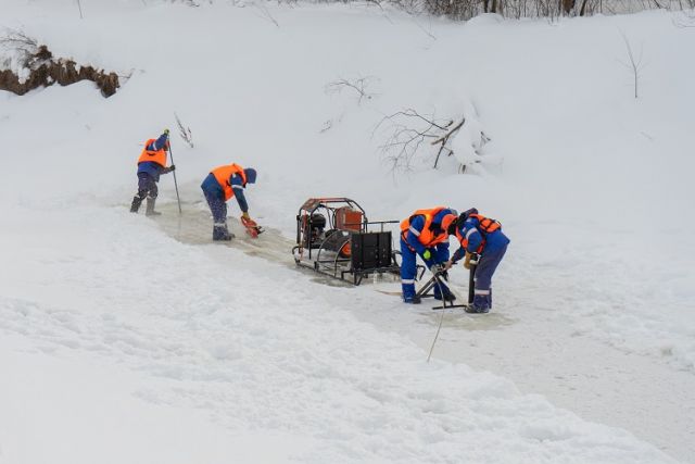 АО «Транснефть – Прикамье» провело комплексное учение на подводном переходе трубопровода в Удмуртской Республике