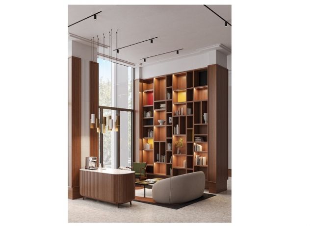 Эстетика mid-century и авторский дизайн: MR представила интерьеры лобби семейного природного кластера «МЫС»